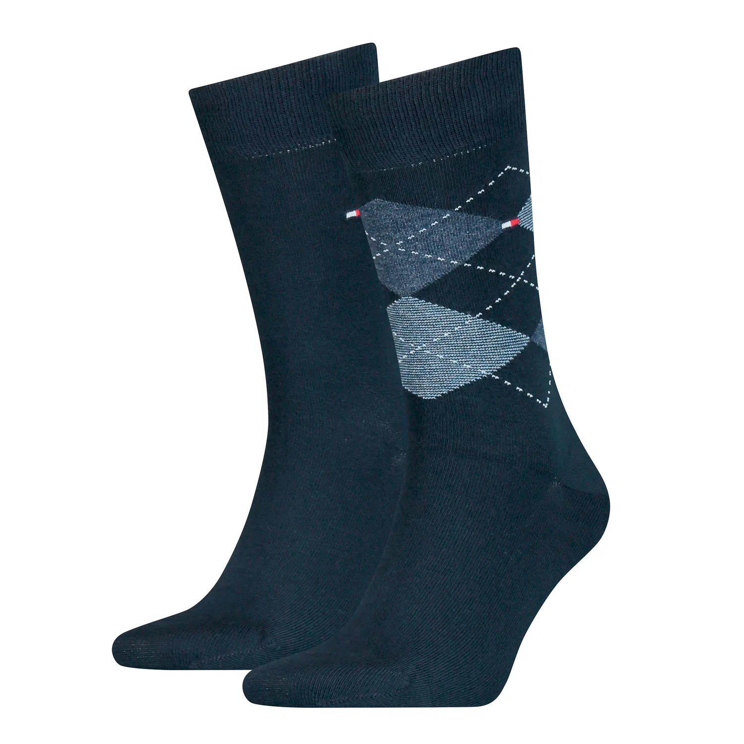 Мужские носки с классическим узором Argyle Tommy Hilfiger, Dark Navy
