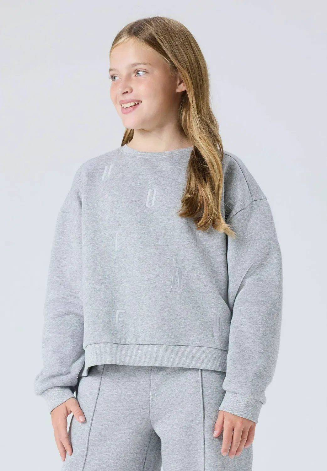 Толстовка свободного кроя - толстовка Name It, Light Grey Melange — фото 2
