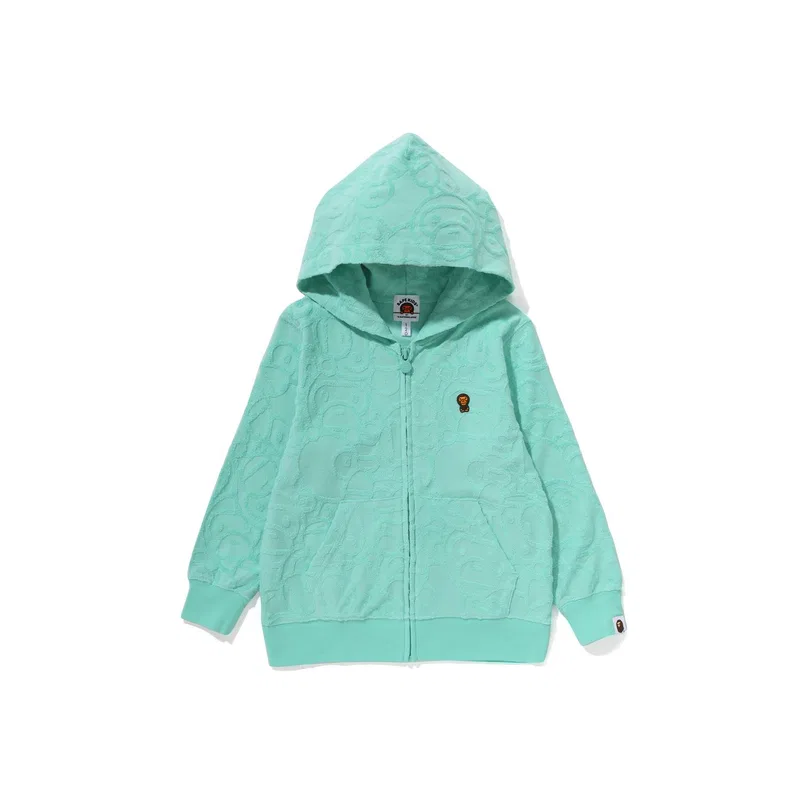 Детский свитшот с капюшоном A BATHING APE, Yellow YEX — фото 4