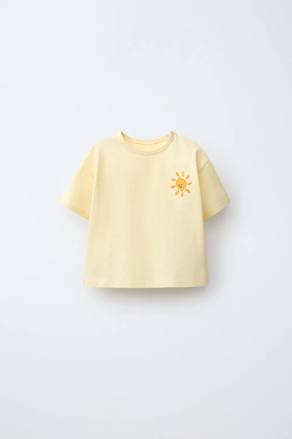 Набор из 2 футболок с принтом ZARA, Yellow — фото 2