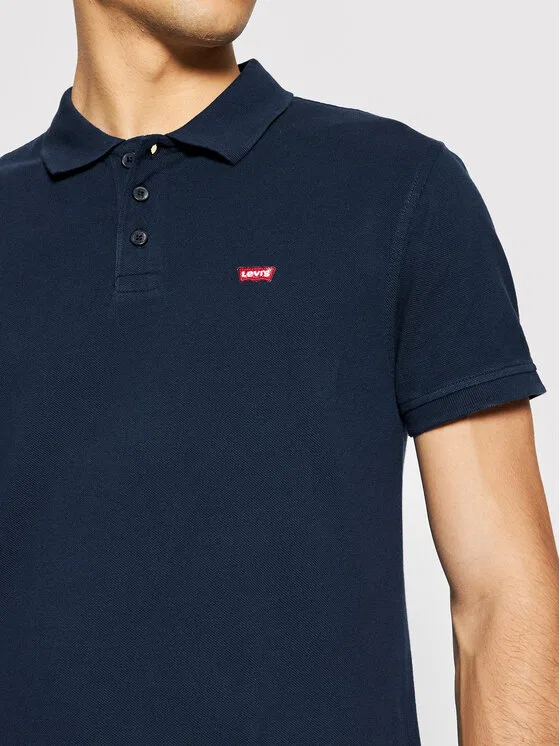 Поло regular fit Standard Housemarked Levi'S, темно-синий — фото 3