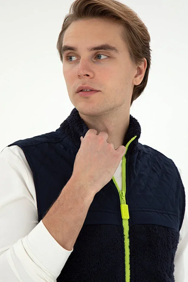 Мужской кардиган без рукавов U.S. Polo Assn., Navy Blue — фото 2