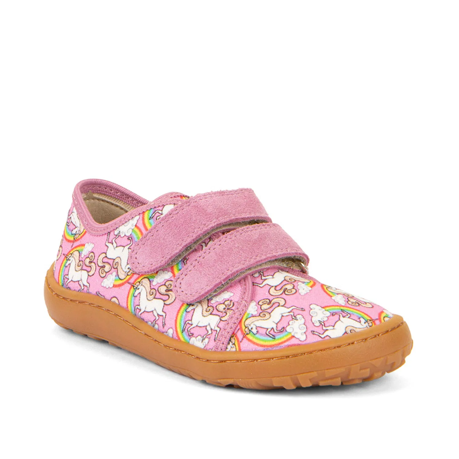 Детские кроссовки на липучках с бамбуковой подкладкой FRODDO, Pink Unicorn