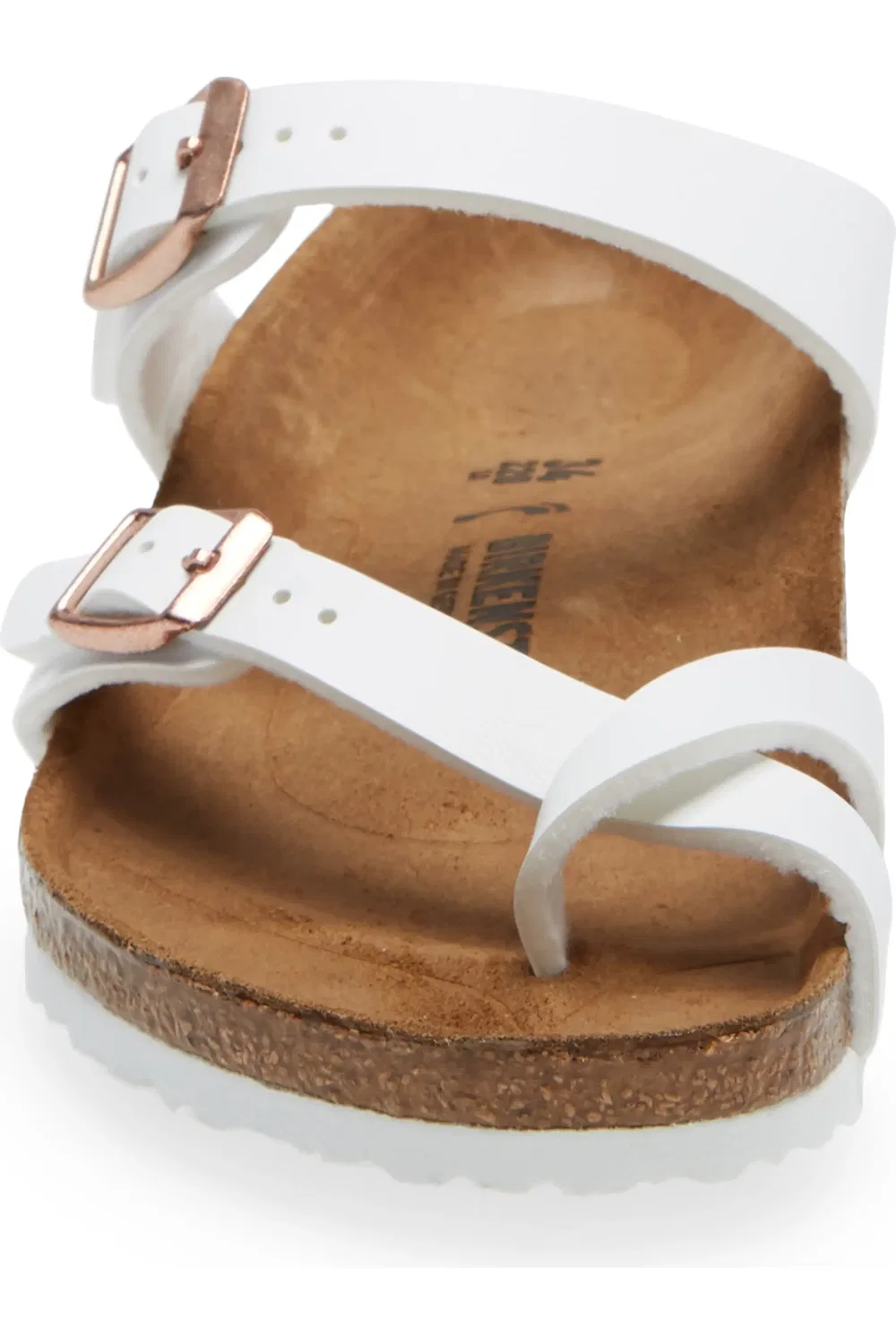 Детские сандалии с закрытым носком Mayari Birkenstock, белый — фото 4
