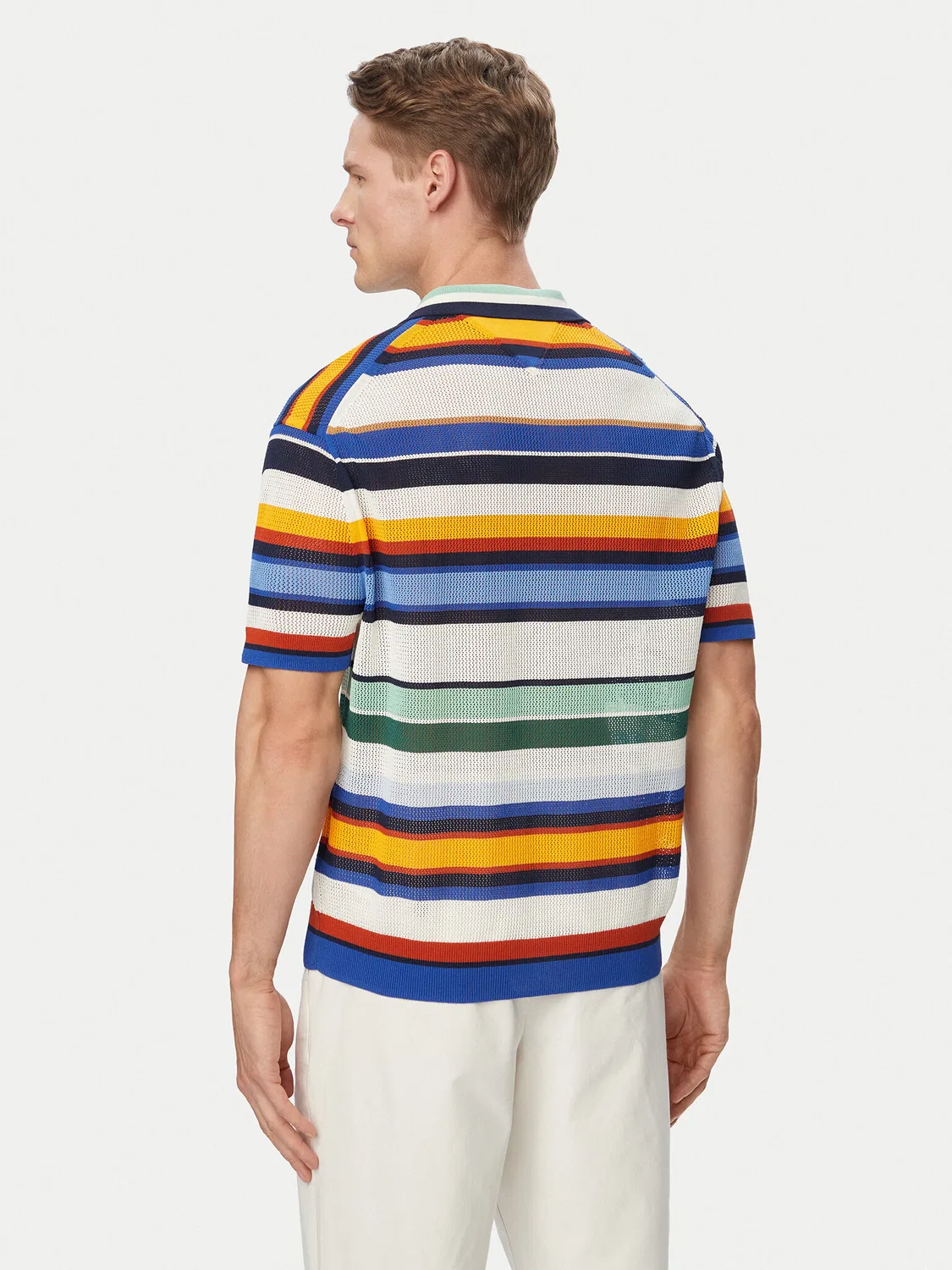 Мужское поло стандартного кроя Tommy Hilfiger, разноцветный — фото 3