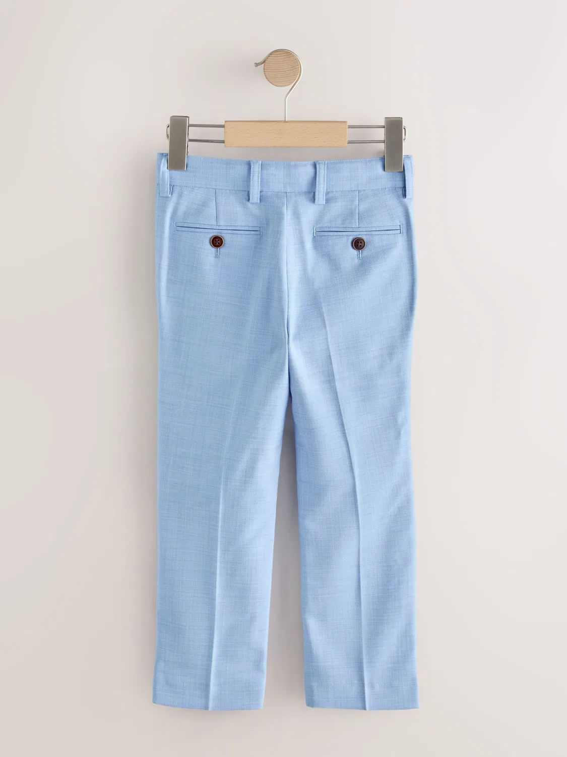 Брюки классические Skinny Fit, Light Blue Suit Trousers Next, светло-голубой — фото 2