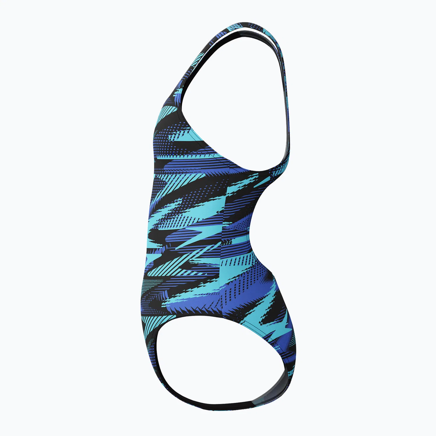 Детский слитный купальник для девочек Hyperboom Allover Medalist Speedo, Blau — фото 3