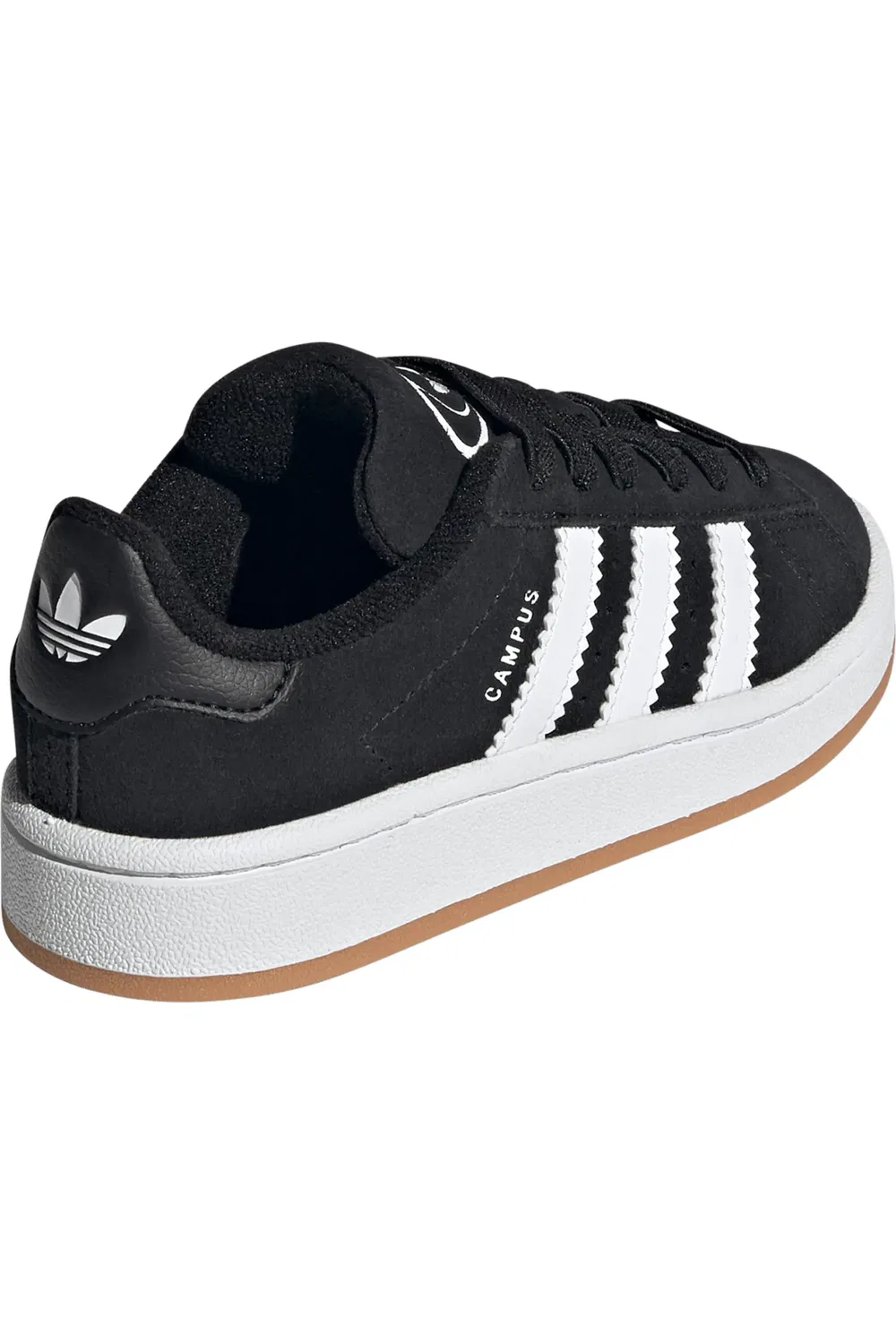 Кроссовки детские Campus 00s adidas, Black/White/Gum — фото 2