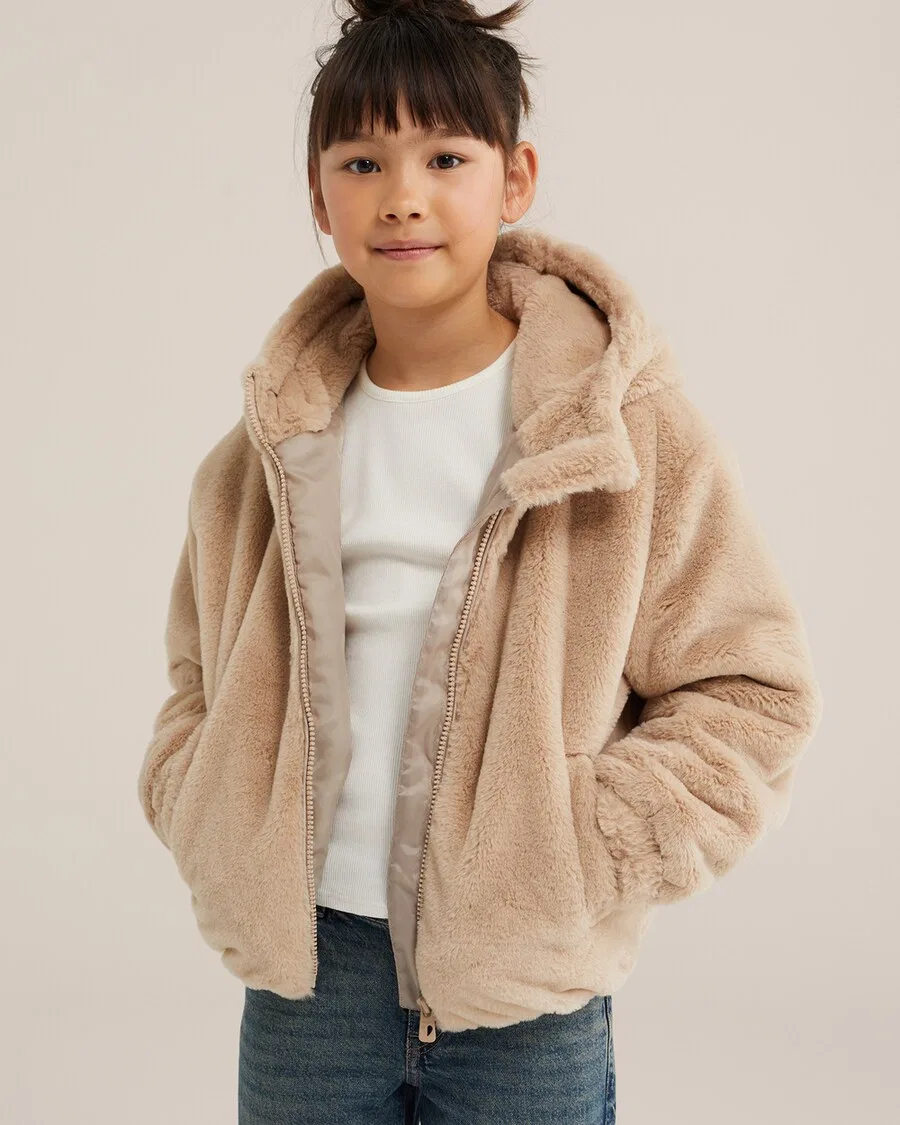 Куртка WE Fashion межсезонья бежевого цвета — фото 2
