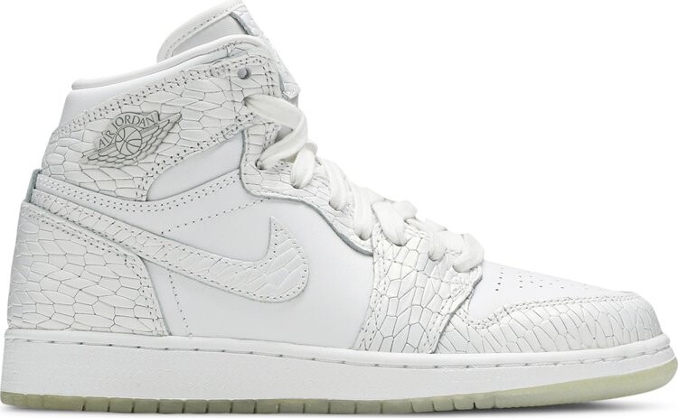 

Кроссовки Air Jordan 1 Retro High Premium GS Frost White, белый, Белый;серый, Кроссовки Air Jordan 1 Retro High Premium GS Frost White, белый