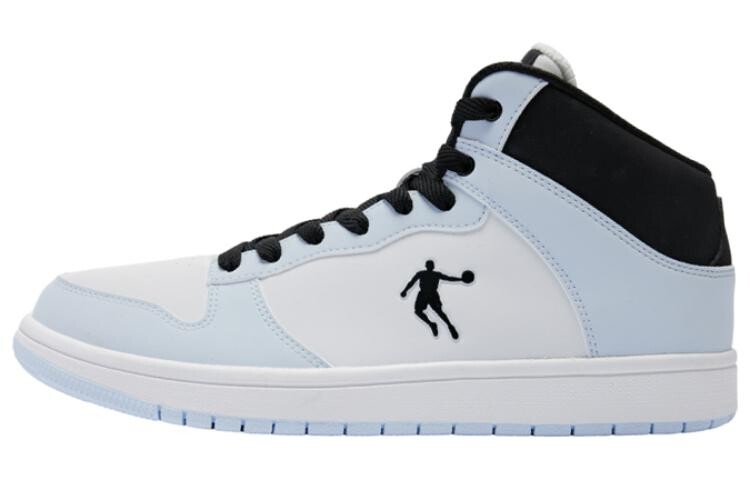 

Кроссовки QIAODAN Skateboarding Shoes Men High-top White / Fantasy Blue, белый