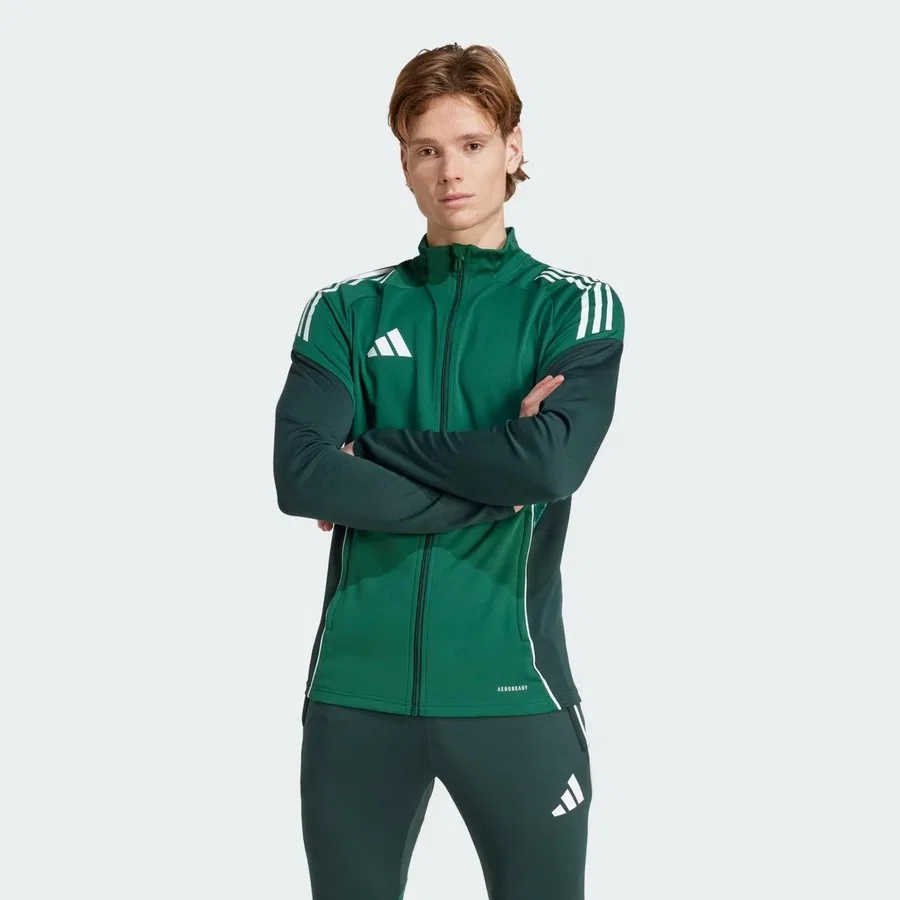 Спортивный свитшот с длинным рукавом Tiro 25 adidas, Зеленый