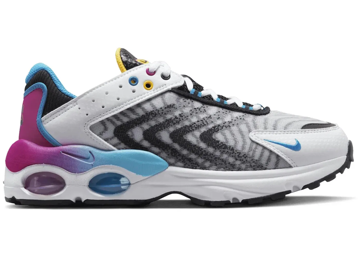 Детские кроссовки Lifestyle Nike Air Max TW SE, White/Black/Opti Yellow/Lightning Blue