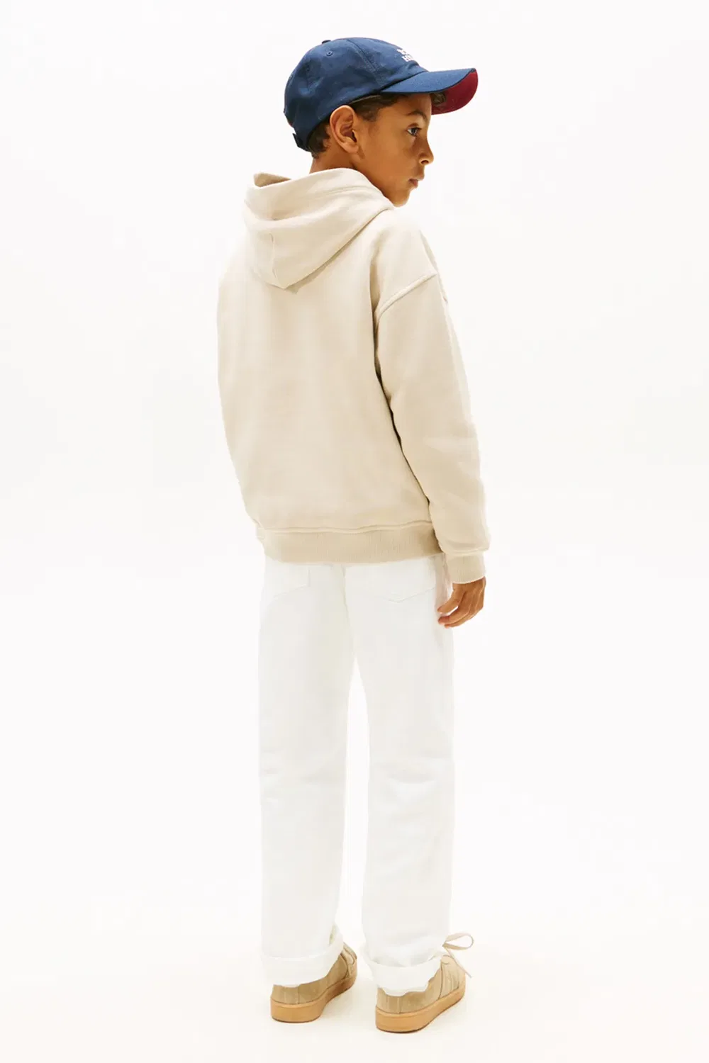 Худи с принтом Monotype Tommy Hilfiger, Sand — фото 4