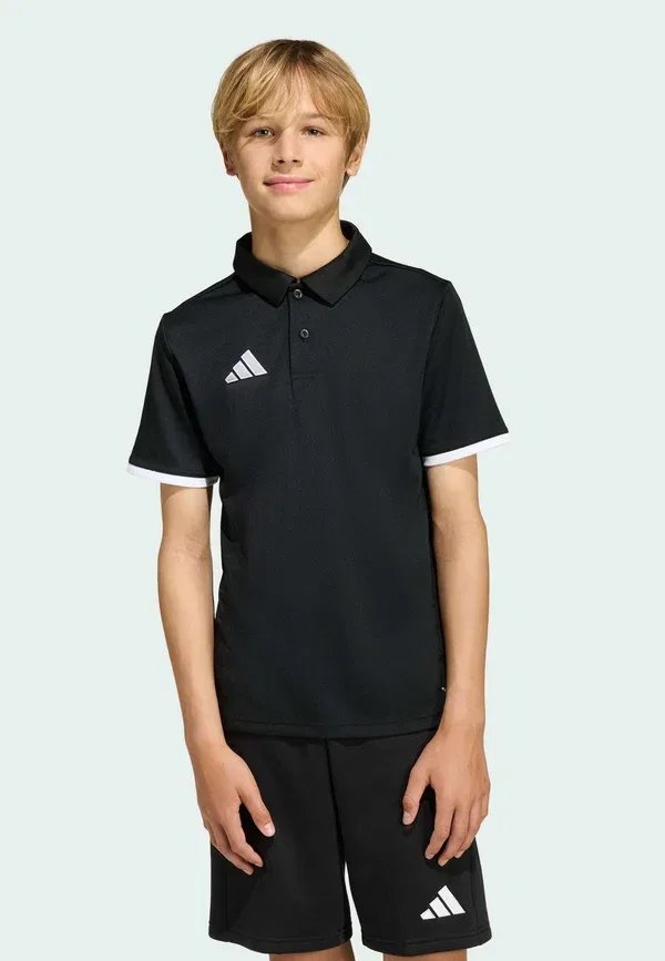 Детская рубашка поло Adidas Performance, белый/черный