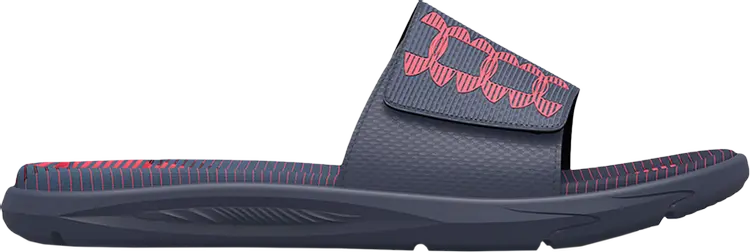 

Сандалии Under Armour Mercenary Slide Tempered Steel Aurora Purple, фиолетовый