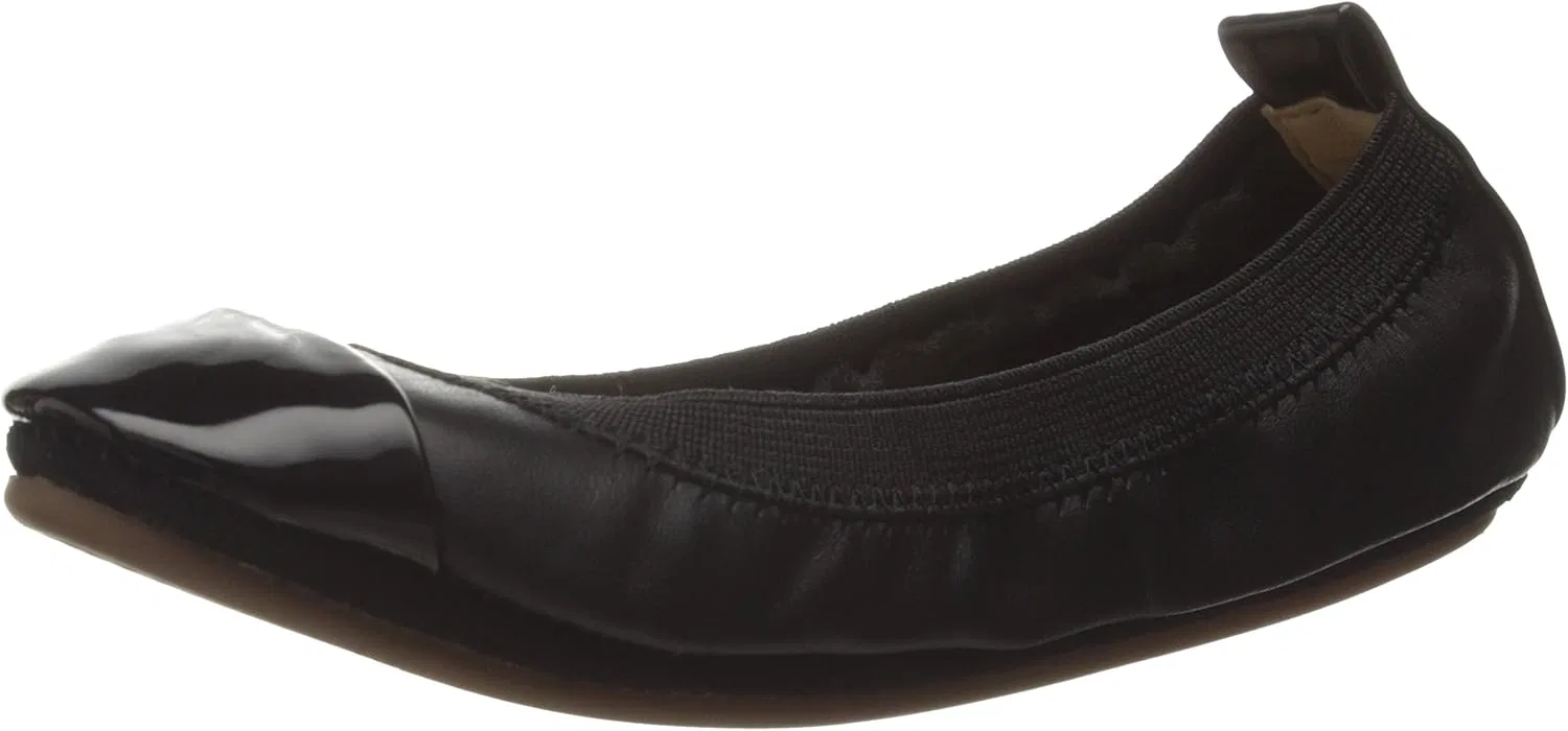 Детские балетки для девочек с мыском Scarlet Yosi Samra, Black