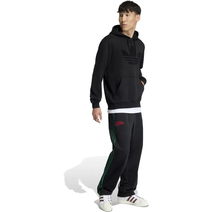 Спортивный свитшот с капюшоном Monogram Hd adidas, Черный — фото 3