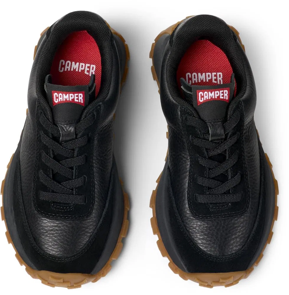 Кроссовки детские Camper Drift Trail K800548, с закрытым носком, шнуровка, черный — фото 4