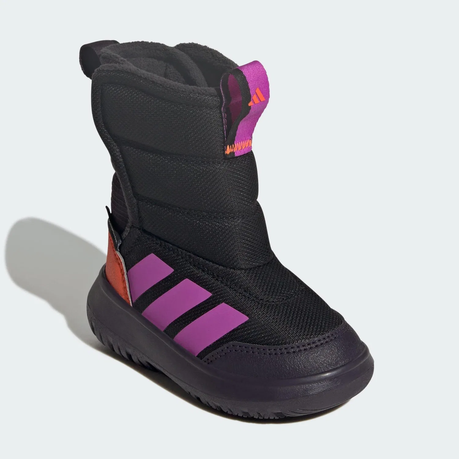Детские зимние ботинки Winterplay Kids Adidas, Schwarz Violett Mango — фото 4