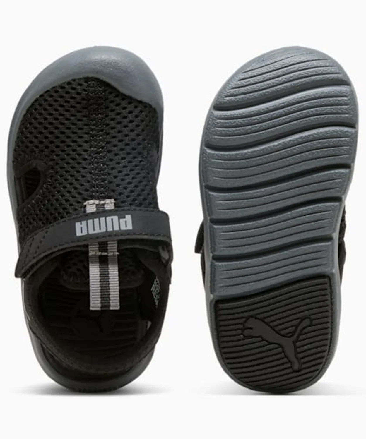 Детские сандалии с сетчатым верхом Fun Racer Mesh PUMA, Blue — фото 4