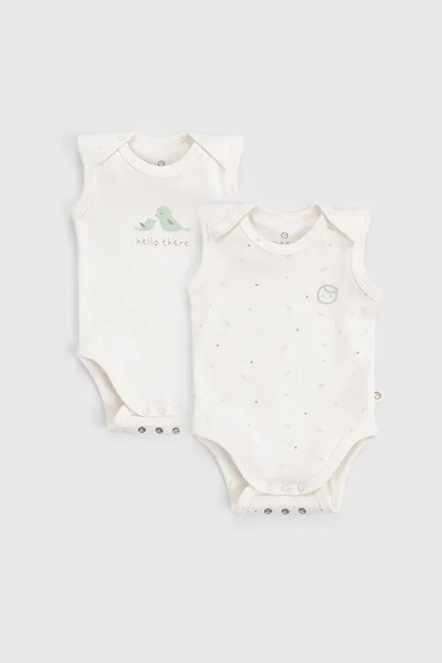 Детский комплект боди для новорожденных из органического хлопка Little Gusto, Twig