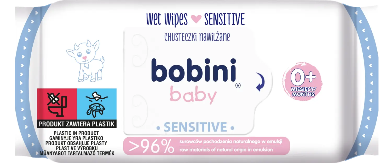 

Bobini Baby влажные салфетки детские, 60 шт/уп.