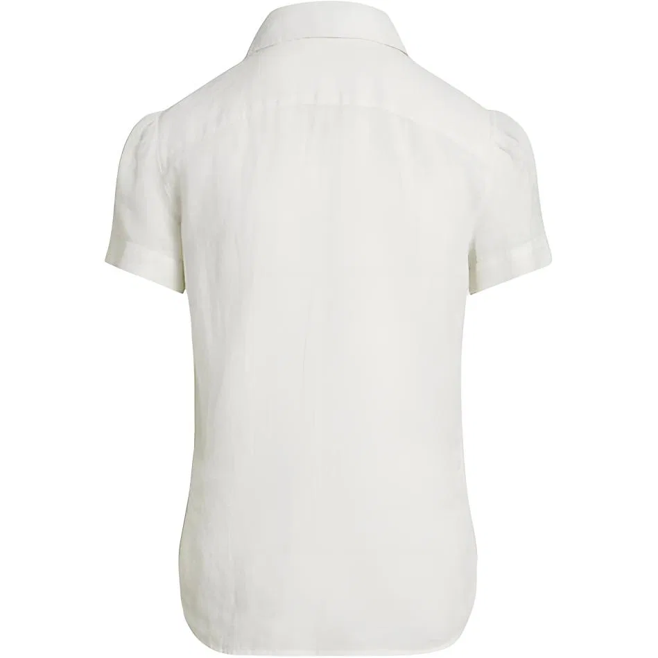 Женская рубашка с длинным рукавом Polo Ralph Lauren, White — фото 3