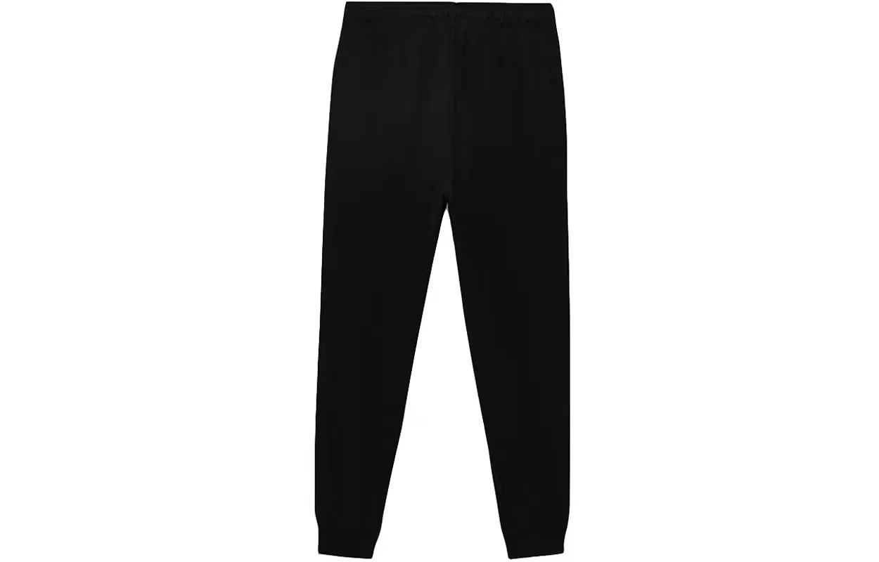 Спортивные брюки трикотажные с завязками Neo M Bs Tp Running Knit Bundle Feet Adidas, черный — фото 2
