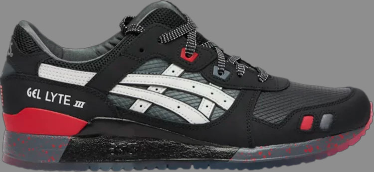 Кроссовки foot locker x anderson bluu x gel lyte 3 'g.i. joe snake eyes' Asics, черный - фото