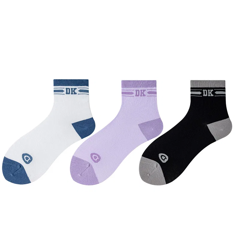 Детские носки с длинным голенищем, комплект из 3 пар, Dickies, Black/Gray Blue/Light Purple