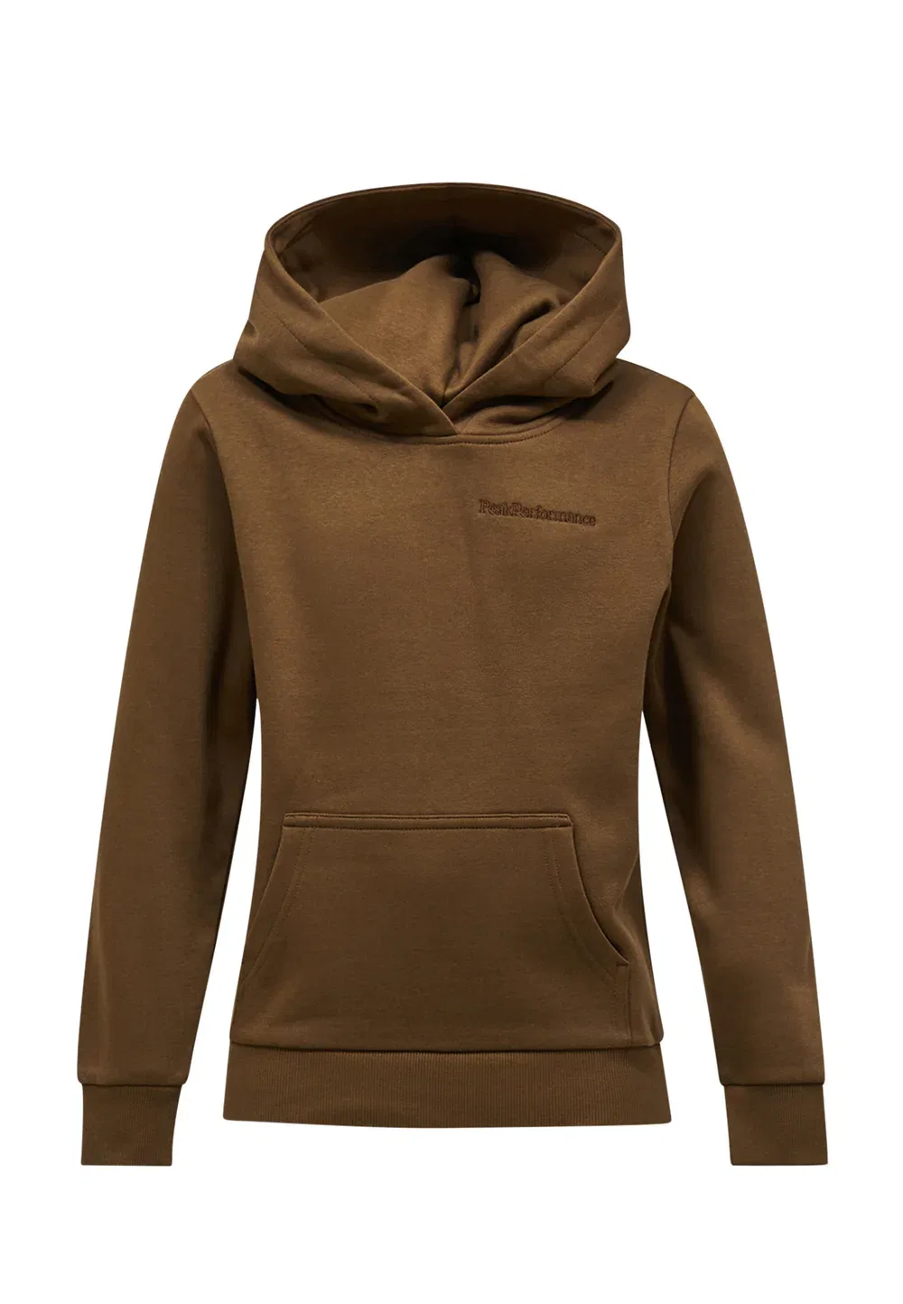 Худи унисекс с небольшим логотипом Jr original Peak Performance, Khaki