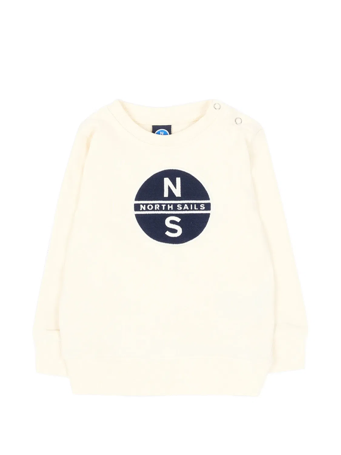 North Sails Свитшот с нашивкой логотипа белый