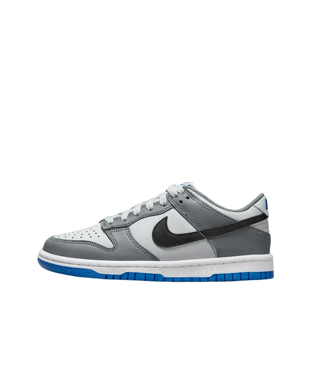 Детские кроссовки с принтом Dunk Low Cool NIKE, White Grey Black