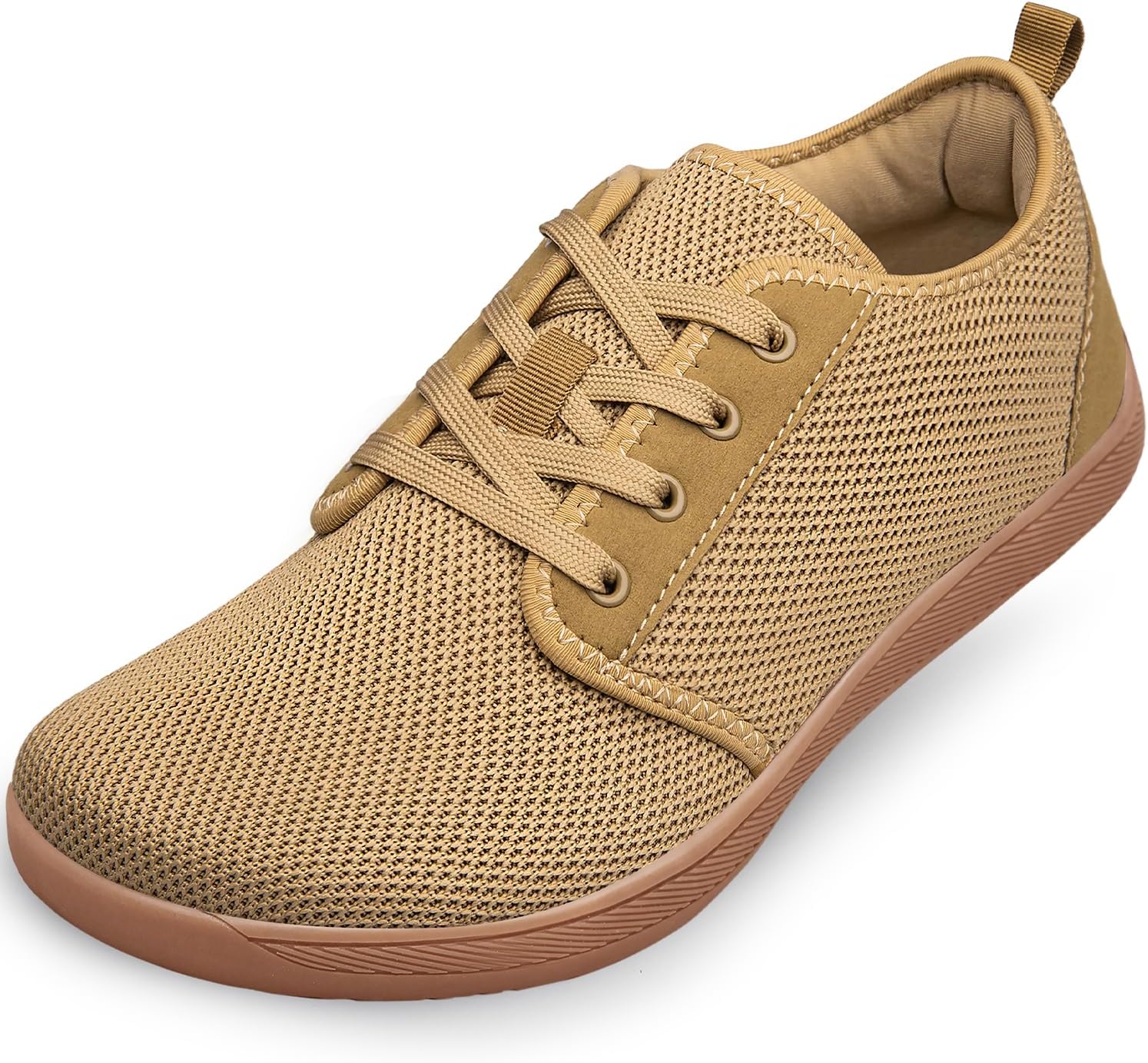 

Кроссовки Raoendis для мужчин с широкой носочной частью, босоножки, минималистичные кроссовки с нулевым падением, дышащие модные кроссовки, светло-коричневый