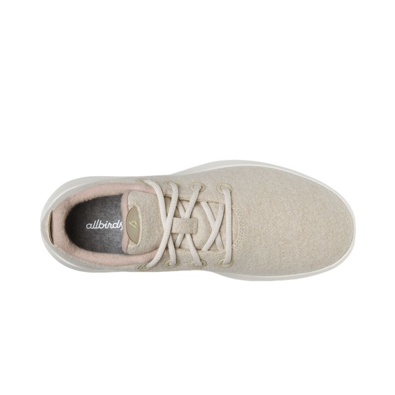 Allbirds Wool Runner Mizzles Cushioning Low top Casual City Commuting Running Shoes мужские кремово-желтые — фото 3