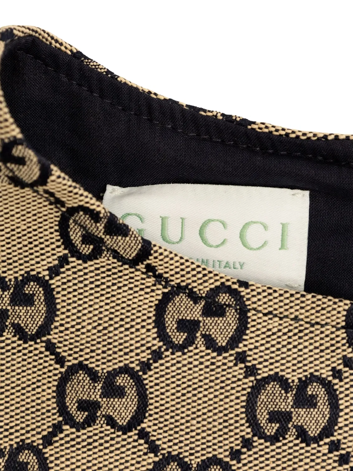 Платье с узором GG Gucci Kids, нейтральные цвета — фото 3