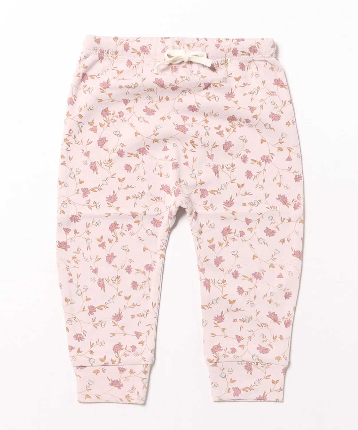 Детские спортивные штаны на завязках с принтом Drawstring Pant Quincy Mae, Pink