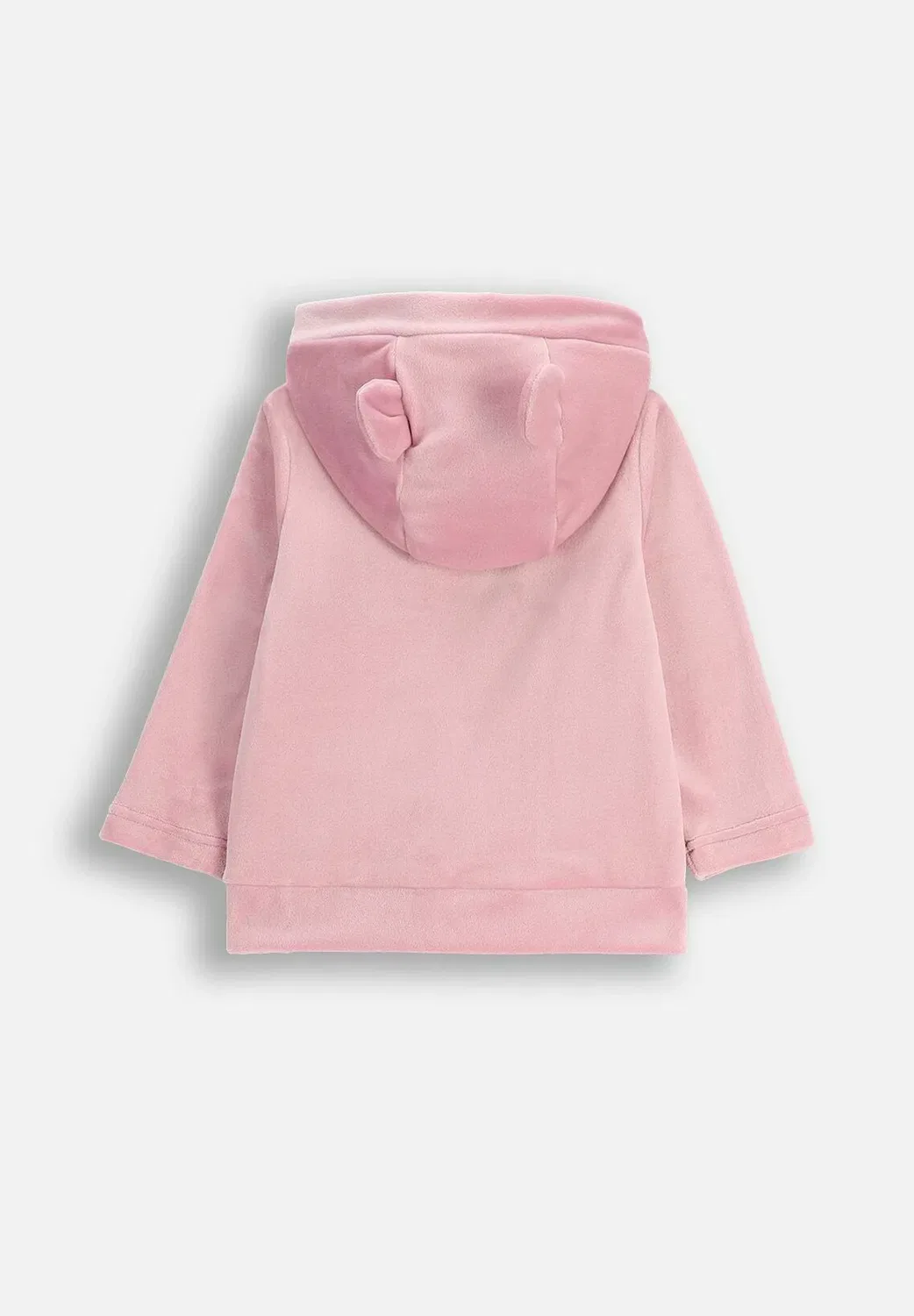 Bluza rozpinana welurowa (f-zc5132401hgn-033-062) - толстовка на молнии Coccodrillo, Hellrosa — фото 2