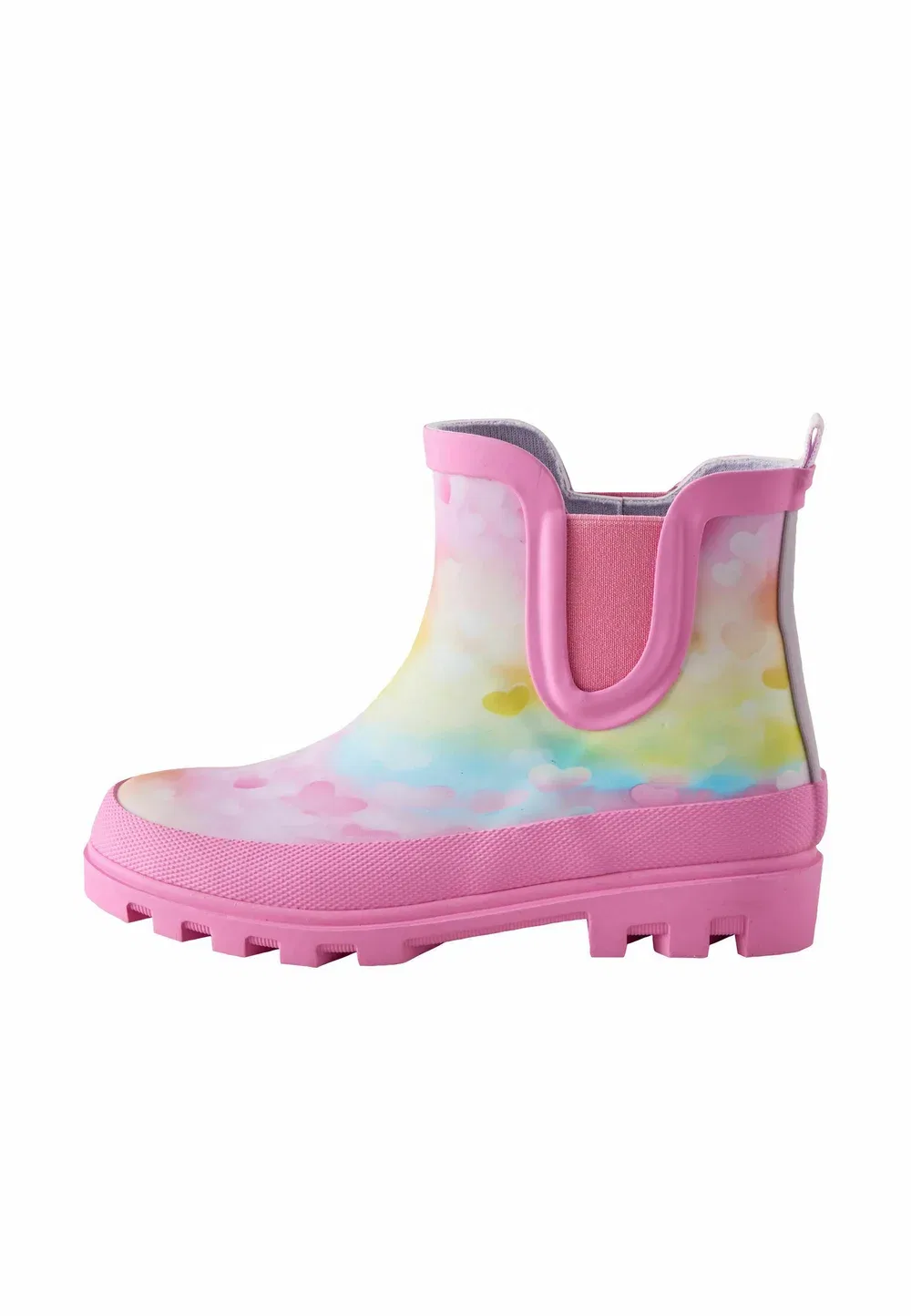 Резиновые сапоги стандартного кроя - челси - резиновые сапоги Next, Pink Rainbow Heart Print