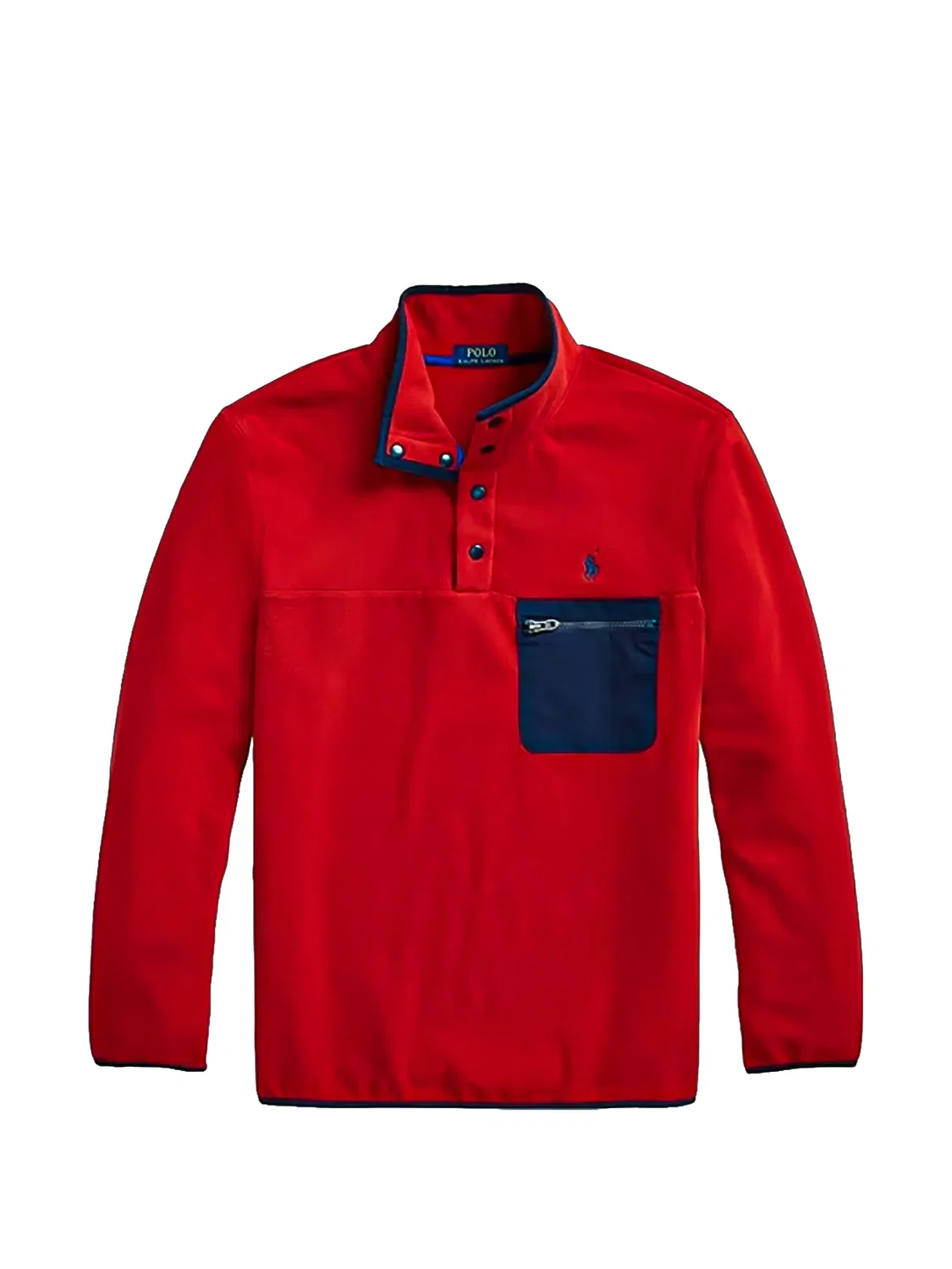 Свитер с высоким воротником Polo Ralph Lauren, красный