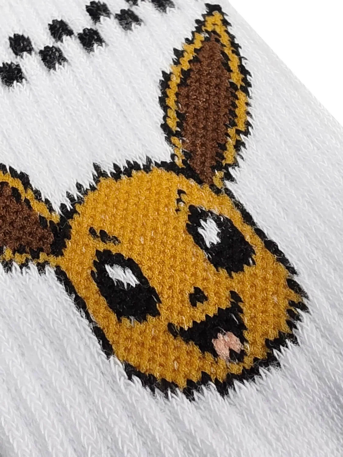 Носки с принтом покемонов 2 пары Pikachu & Evoli Pokemon, белый — фото 4
