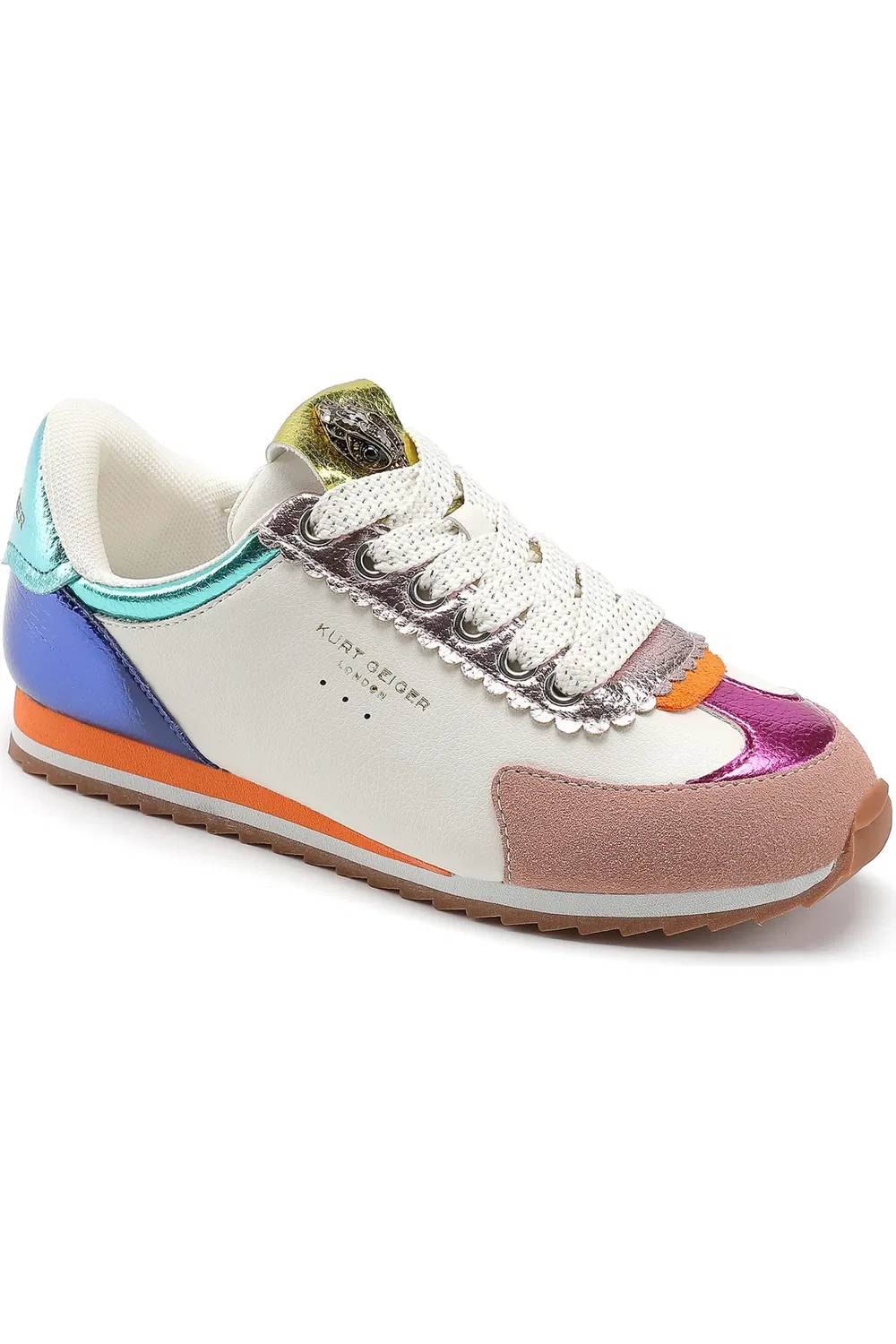Детские кроссовки с логотипом Mini Runner Kurt Geiger London, Multi