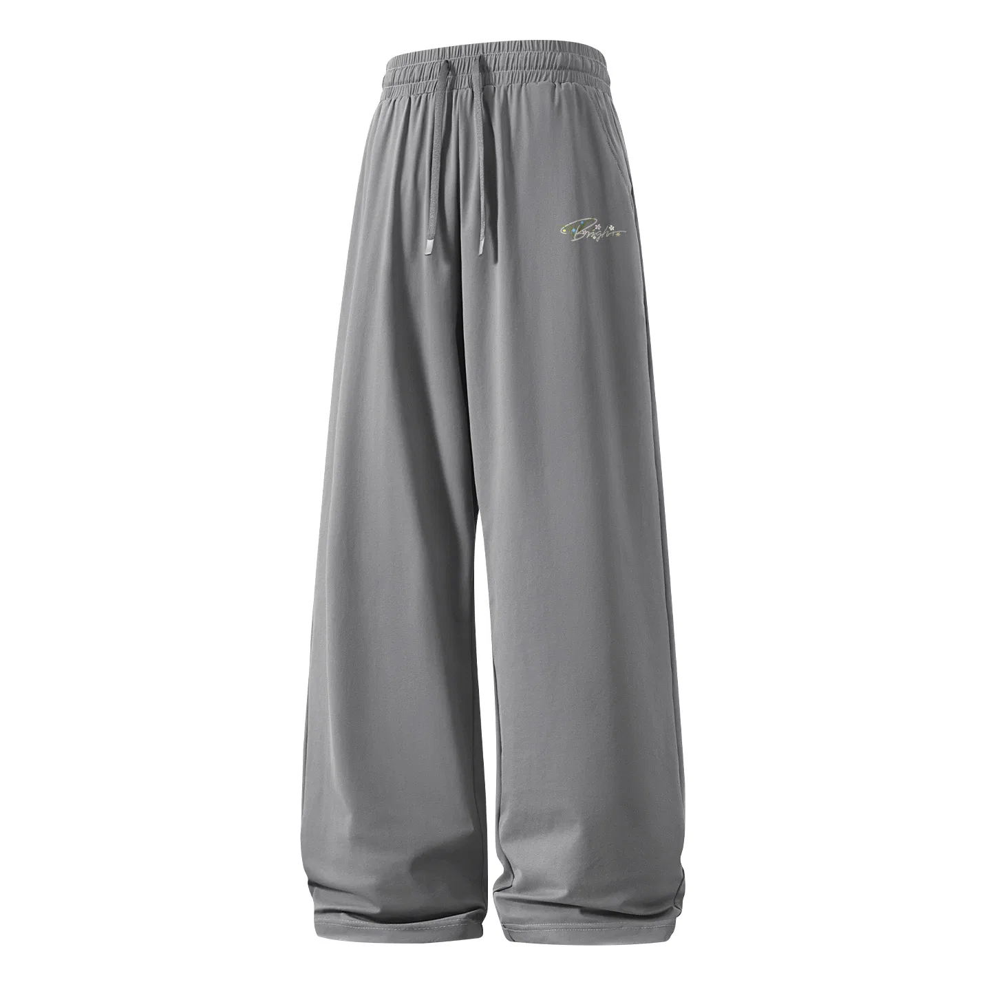 Детские повседневные брюки прямого кроя Ice Silk Cooling MINISO, Dark Gray