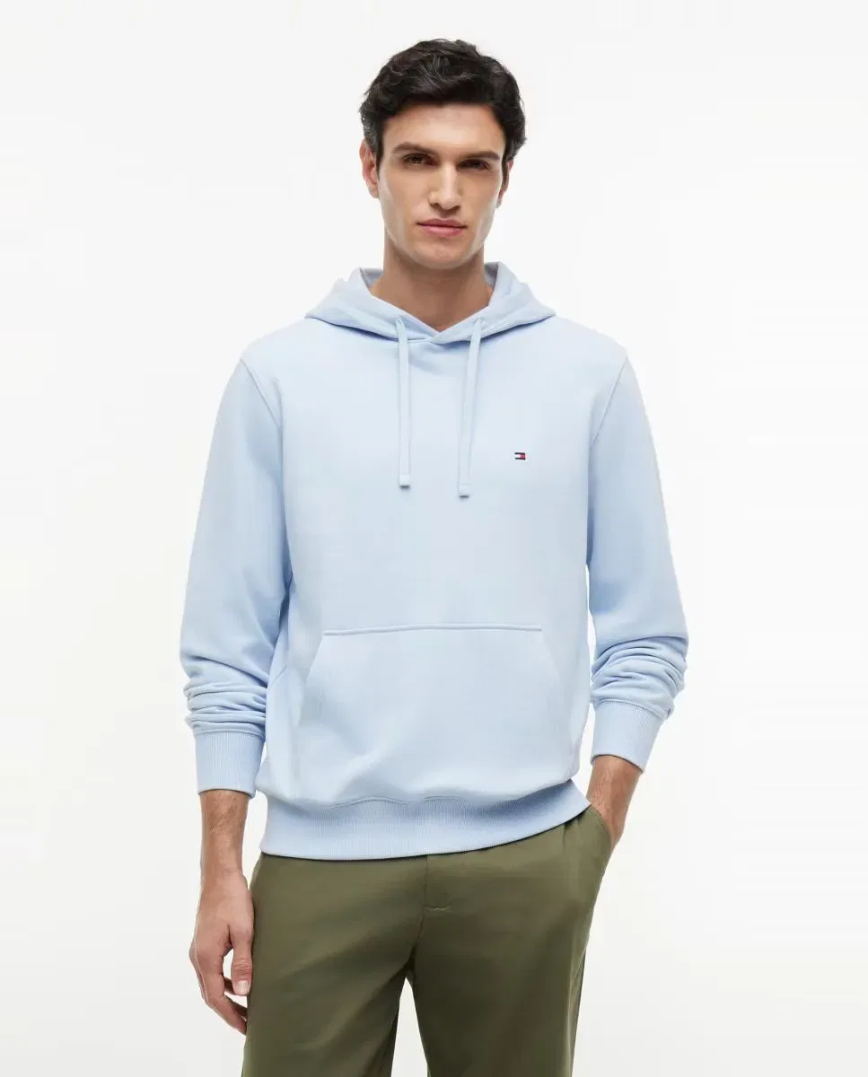Мужская худи с капюшоном хлопковая Tommy Hilfiger, Azul Celeste