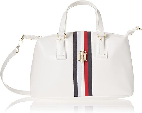 

Женская сумка через плечо Tommy Hilfiger Jaden Satchel, белый/серый