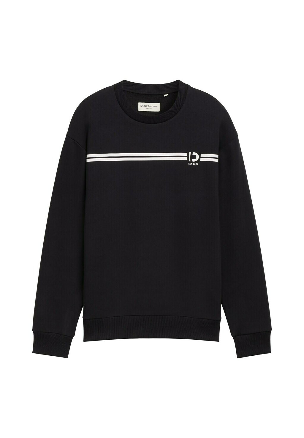 

Толстовка MIT LOGOPRINT TOM TAILOR DENIM, черный