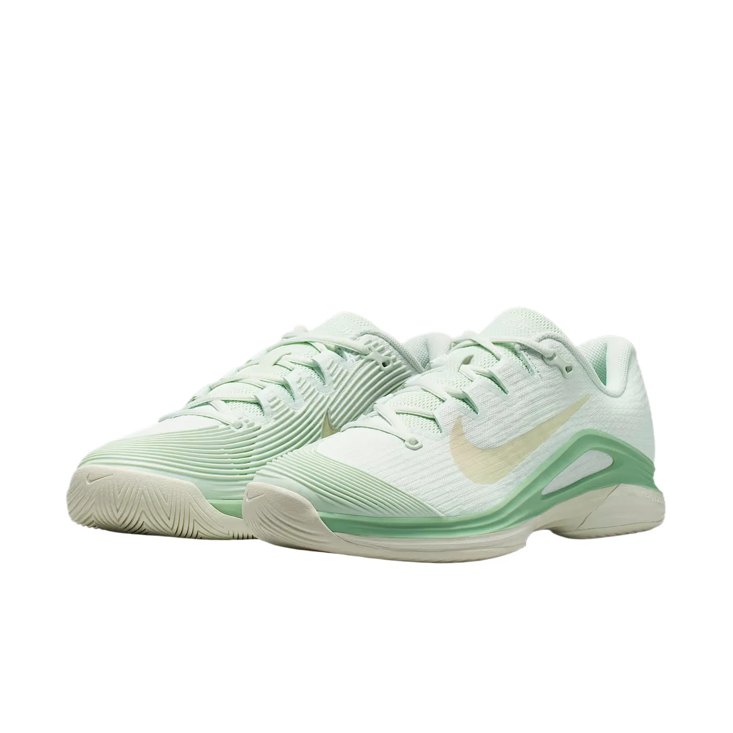 Кроссовки теннисные Vapor 12 Mesh Support Rebound Nike Slight Green — фото 3