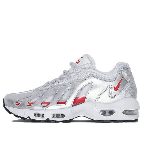 

Кроссовки x supreme air max 96 Nike, серебряный, Серый, Кроссовки x supreme air max 96 Nike, серебряный