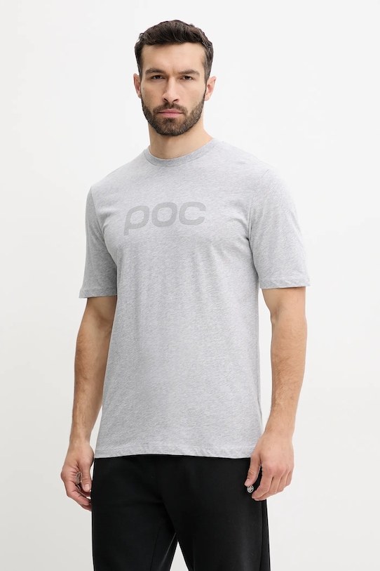 

Хлопковая футболка Poc, серый